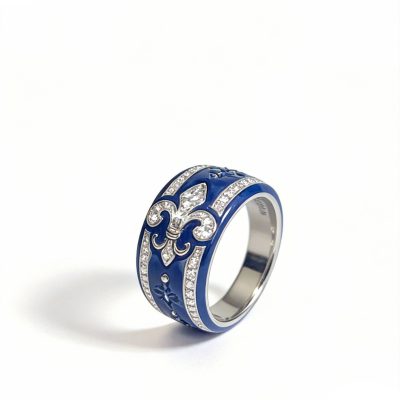 1-2蓝色戒指15 Royal Blue Band Ring